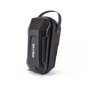 TEMU WILD 남성용 하드 쉘 핸들바 스쿠터 백 퀵 릴리스 디자인 자전거 가방, 안티-도난 방지 기능 및 휴대 손잡이 포함, 킥보드 및 접이식 바이크 보관용