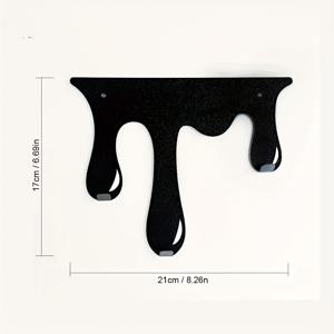 TEMU 물방울 디자인 금속 키 후크 - 쉬운 설치 벽걸이 코트 & 타월 랙, 현대적인 홈 데코, 현관 및 욕실에 완벽함