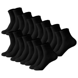 TEMU 10쌍 미드 캐프 양말 - 부드럽고 통기성 좋은 남녀공용 롱&숏 리브 커프, 습기 전달 및 땀 흡수 기능, 스포츠 및 캐주얼 착용에 적합, 일상복으로 편안하고 내구성 있는 단색 패턴