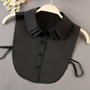 TEMU 1개 개별 다층 인형 칼라 여성용 올매치 성인용 칼라 장식 칼라 우아한 프레피 스타일 봄 여름 가을 겨울 모든 계절