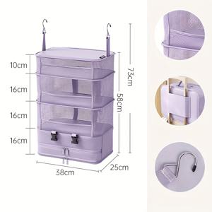 TEMU 여행용 패킹 박스 세트 - 신발을 위한 별도의 수납 공간과 속옷을 위한 포켓이 있는 접이식 옷장 수납 가방, 3D 압축 패킹 시스템 장착, 여행에 적합
