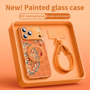 TEMU 폰케이스: 푸웬 아이폰17 프로 맥스 케이스 아이폰17 프로 신형 14 고급 13 유리 12-11 남녀공용 플러스15프로 풀커버 렌즈 14프로맥스 회전 렌즈 보호 커버