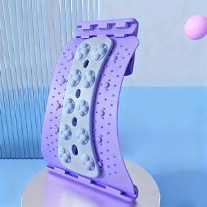 TEMU 복숭아꽃 탑 허리 플레이트 허리 당김 허리 편안함 스트레칭 등 교정 운동 등 스트레치 트레이닝