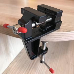 TEMU 미니 테이블 클램프, 보석세공사용 소형 벤치 바이스, 취미용 클램프, 공예 수리 도구, 휴대용 작업대 바이스(미니)