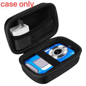 TEMU HSXB 디지털 카메라 케이스 (Camkory/Yisence/Vahoiald/Kk Pixpro/Canon Powershot ELPH 180 190/Sony DSCW800 DSCW830 카메라 호환) - 블루