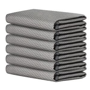 TEMU 린트 프리 마이크로파이버 클리닝 천 - 유리, 거울, 스테인리스 스틸, 와인잔용 - 스트릭 프리 나노 클리닝 천, 얼룩 방지 폴리쉬, 유리, TV, 극장, 샤워실 문, 오븐, 전자레인지 청소에 적합