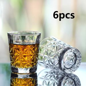 TEMU 2개/6개/12개 1.7oz 미니 시핑 글라스, 각인 패턴 엑스트라 데킬라 위스키잔, 위스키, 보드카, 데킬라용 투명 글라스. 이 글라스는 투명하고 심미적으로 아름답고, 가정에서의 음주, 호텔, 바, 레스토랑 시식에 적합합니다. 이 글라스는 다채롭고 품격 있는 라이프스타일을 위한 이상적인 선택입니다.