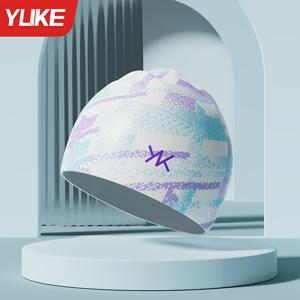 TEMU 2025년형 신상 성인용 방수 수영 모자, 더 큰 머리와 귀 보호 기능, 스타일리시한 실리콘 전문 수영 장비