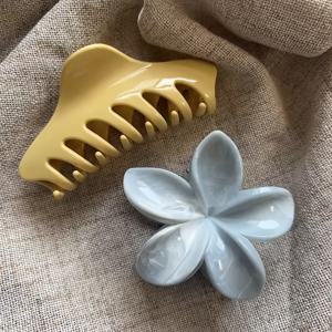 TEMU 대형 헤어 클로 클립/ 풍성한 머리 잡기/ 반업도 상어 클립/ 머리 뒤쪽 업스타일/ 일상 사용에 다용도