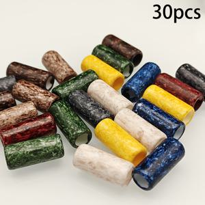 TEMU 30개 (30개) 대형 구멍 튜브 비즈 - 20mm 목걸이, 팔찌, 귀걸이용 | 빈티지 컬러 롱 비즈 DIY 주얼리 만들기, 키체인, 가방 참 | 수제 공예 용품, 재봉용 튜브 비즈
