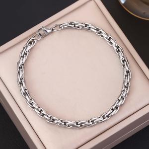 TEMU 1 304 스테인리스 스틸 꼬임 와이어 팔찌, 남녀공용, 데일리 출퇴근 착용에 적합