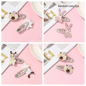 TEMU 1개 귀여운 자수 BB 클립, 다양한 스타일, 풀커버 앞머리 클립, 사이드 클립, 헤어 스트랜드 클립