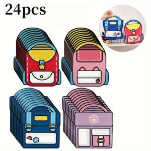 TEMU 그녀/남자를 위한 선물 12/24개 패셔너블한 투명 플라스틱 선물 가방, 우아한 상단 손잡이 - 생일 파티, 스낵, 사탕, 선물에 적합, 휴대용 지퍼 백, 스낵 배포 가방, 귀여운 선물 가방, 생일 파티 용품