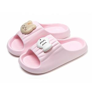 TEMU 라인 아트 아기 고양이 샤오위 인터넷 핫템 여성용 슬리퍼, 여름 아웃도어용, 남녀공용 커플 실내화, EVA 미끄럼 방지 실내 , 귀여운