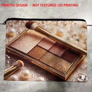 TEMU 고급스러운 골드 아이섀도우 팔레트 디자인의 2D 프린트 메이크업 가방. 내구성이 뛰어나고 가벼우며 다기능적이며, 데일리, 여행, 휴가, 학생, 피트니스 활동에 적합합니다. 여성에게 이상적인 선물이며, 다재다능하고 트렌디합니다.