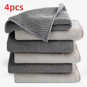 TEMU 4개입 바리스타 타월, 바리스타 극세사 천, 머신, 스팀 와드, 조리대용 커피 청소 용품