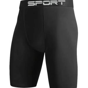 TEMU 남성용 운동용 롱 드로즈 팬티 반바지, 야외 러닝 피트니스용 압박웨어, 탄성 있는 땀 흡수 속건성 타이트 베이스 레이어