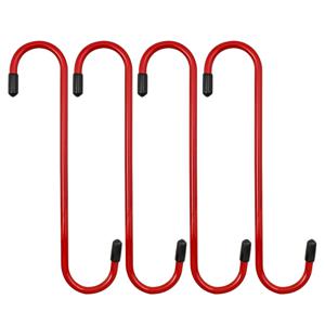 TEMU 4개 철제 캘리퍼 핸저 세트 | 수리 중 호스 손상 방지를 위한 고무 팁이 있는 서스펜션 서비스 보호 후크