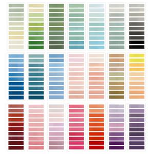 TEMU 21개 멀티컬러 그라데이션 PET 색인 탭, 기록용 및 접착식 페이지 마커용, 책, 플래너, 저널, 파일 정리용 필기 가능한 자체 접착식 스티커 메모지 - 사무실 및 공부용 신학기 준비