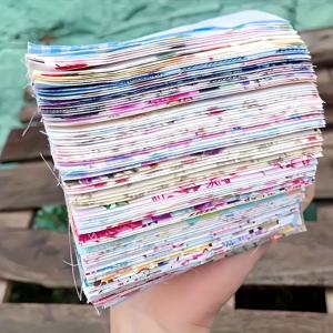 TEMU 300개입 패키지 300개 () 사각천 사각형 4x4인치 사전 절단 패브릭 스퀘어, 재봉, 패치워크, 퀼트, DIY 공예용 - 사전 절단된 솔기 여유, 기하학적 프린팅, 손세탁 가능 실, 홈 데코, 가방, 인형용