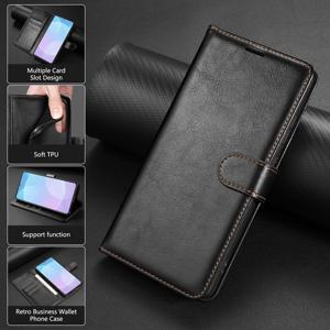 TEMU 휴대폰 케이스 - 지갑형 고품질 마그네틱 캡, 카드 슬롯 킥스탠드 플립 인조 가죽 케이스, 삼성 갤럭시 S26 울트라 S25 FE S24 플러스 S23 S22 S21 S20 FE 커버 충격 방지 보호 카드 팩에 적합