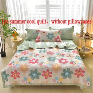 TEMU 1개 슈퍼 소프트 여름 냉각 이불 1개 여름 냉각 이불, 베개커버 없음 편안한 에어컨 이불 다기능 여름 냉각 이불 쿨 얇은 이불 침구, 사계절용 피부 친화적 통기성 내구성, 세탁기 세탁 가능 싱글/더블 침대, 호텔 럭셔리 침실, 게스트룸 사무실, 소파 레저 여행 홈 데코 이불 특별 가격