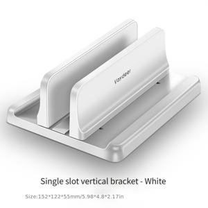 TEMU VAYDEER 수직형 노트북 스탠드, 수직 옆면 배치 수납 스탠드, 고품질 ABS 플라스틱 제작, 공간 절약형, 높이 조절 가능한 데스크탑 정리대, 모든 MacBook/Chromebook/Surfa에 적합