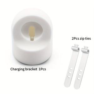 TEMU Apple Watch용 무선 충전 스탠드, 충전기 베이스, 창의적인 탁상용 TPU 스탠드 (3개 팩, 충전 스탠드 1개+지пстро프 2개)