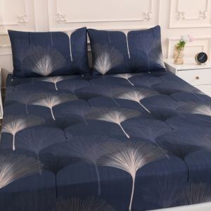 TEMU 바람에 흔들리는 단풍잎 3개 세트. 자연의 예술적인 매력을 느끼게 해주는 세트입니다. 부드럽고 피부 친화적인 세트에는 (1개 침대 시트, 2개 베갯잇)가 포함되어 있으며 베개솜은 포함되어 있지 않습니다.