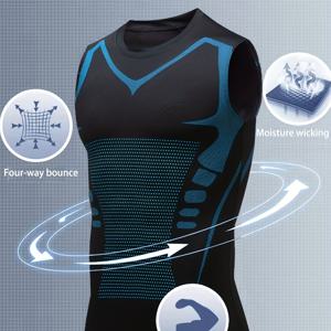 TEMU 남성용 여름 러닝 스포츠 조끼, 아메리칸 스타일 조끼, 피트니스 및 농구 의류용 속건성 민소매 조끼