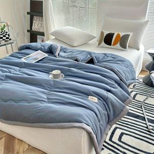 TEMU 초극세사 여름 시원한 경량 담요 - 가볍고 통기성 좋으며 피부에 자극 없음, 100% 폴리에스터 섬유, 세탁기 사용 가능, 부드럽고 통풍성 좋음, 사계절 내내 편안함, 다기능용, 침실, 소파, 캠핑, 여행용으로 적합