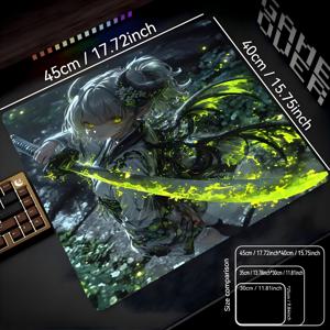 TEMU 다양한 사이즈 선택 가능 / 태양광 발전용 유리 마우스 패드 1개 / 향상된 부드러움을 위한 강화유리 / FPS e스포츠 게이밍 / 사무용 책상 매트 / 가정용 매트 / 가족, 친구, 나 자신을 위한 최고의 선물 선택