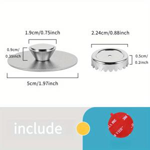 TEMU 국경 간 욕실 비누 홀더, 무구멍 투석기 없는 비누 홀더, 자석 흡착식 배수구용 304 스테인리스 소프 홀더