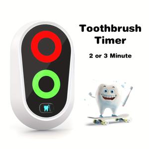 TEMU 칫솔 타이머 2~3분, 구강 관리 타이머, 스마트하고 재미있는 신기한 선물용 타이머, 욕실용 컬러 조명 포함, 훈련 코치용, 완벽한 타이밍으로 구강 건강 개선