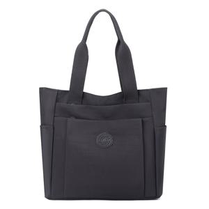 TEMU 여성용 패셔너블 나일론 토트백, 넉넉한 캐주얼 단색 숄더백, 대용량 크로스바디 백 (다중 수납 공간), 클래식 스퀘어 모양 (조절 가능한 숄더 스트랩 포함), 다용도 보스턴 백, 쇼핑 및 외출에 적합한 완벽한 선택