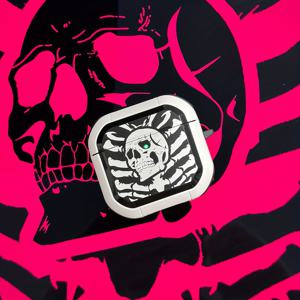 TEMU CASEWAFEE 에어팟 프로 2, 에어팟 4세대, 에어팟 프로 3용 오리지널 보호 케이스 - 빛나는 눈의 해골 디자인