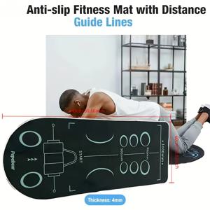 TEMU 62인치 긴 대형 Ab 휠 매트, 미끄럼 방지 피트니스 매트 초장거리 방음 무릎 패드, 재사용 가능한 미끄럼 방지 무릎 패드 쿠션, 관절 보호, Ab 휠, Sit-Up 훈련, 피트니스, 요가 바닥 운동, 사용에 적합