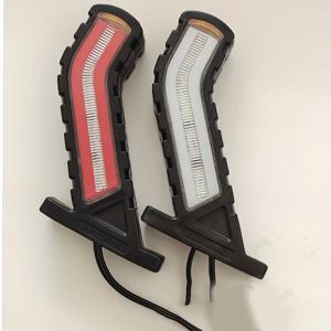 TEMU 트럭 허리등 LED 2개 - 12/24V 3색 흐르는 곡선 조명, 내구성 좋은 고무 구조, 스위치 제어로 유선 연결, 간편한 설치, 트럭 및 자동차에 적합, 배터리 불필요