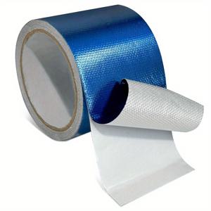 TEMU RV 차량용 천막 수리 테이프, 보트 커버, 텐트, 세일 테이프, 방수 UV방지 고강도 야외 수리 패치 키트, 파란색