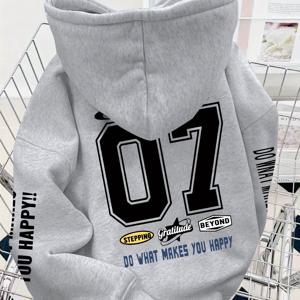 TEMU 남성용 두꺼운 플러시 후드 스웨트셔츠 - 다양한 기하학 추상 프린트 패턴의 루즈핏 아우터 재킷, 가을 및 겨울 시즌에 적합, 패셔너블 스타일