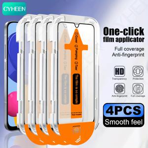 TEMU 삼성 갤럭시 A56/A36/A26/A16/테퍼드 글라스 A06/A05/A05S/A55 5G 스마트폰 A35/A25/A15/A54/A24 4G/A34/A14/A73/A53/A23/A13/A72/A52/A32/A22/A12/A02/A51/A21/A90/A10용 보호 필름 4개 세트