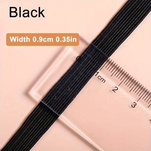 TEMU 20미터/787인치, 고탄성 내구성 플랫 재봉 탄성 밴드, 다양한 재봉 작품/모자/마스크/속옷 재봉/침구 커버/의류 추가, 사무실 고무 밴드 용품 (묶기 및 밀봉용)