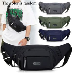 TEMU 남성용 슬림 벨트백 - 스포츠, 야외 활동 및 도시 여행을 위한 경량 투명 숄더백 | 30~42인치 사이즈용 도난 방지 지퍼백 | 달리기, 하이킹 및 일상용으로 이상적인 스포츠 백팩 | 디자인 | 안전한 지퍼 잠금장치