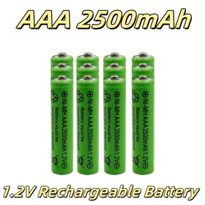 TEMU 고용량 1.2V 2500mAh NI-MH AAA 충전식 배터리 - 태양광 조명, 소형 자동차, 마우스, 시계, 키보드, 라디오, 계산기, 게임 핸들, 리모컨용, 장시간 사용 가능, 최대 1200회 충전, 사전 충전 완료