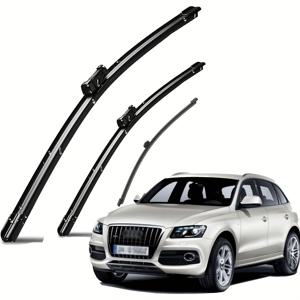 TEMU Audi Q5 앞유리 와이퍼 블레이드 3개 교체용 24
