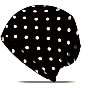 TEMU 1/5개 빈티지 폴카 도트 선명한 색상 디지털 프린트, 남녀공용 심플 경량 비니와 신축성 있는 스컬캡, 여성용 반다나 모자 다기능 넥 게이터 헤드스카프, 발렌타인데이, 어머니의 날, 아버지의 날 선물용, 편안한 의류, 챙 없는 모자