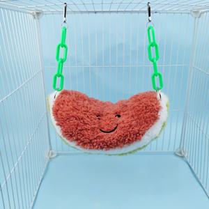 TEMU 새 둥지 앵무새 소형 펫 하우스, 겨울용 따뜻하고 포근한 플러시 새 둥지, 걸이형 플러시 해먹, 환풍조류, 잉꼬, 모란앵무, 햄스터, 슈가 글라이더 및 기타 소형 반려동물용