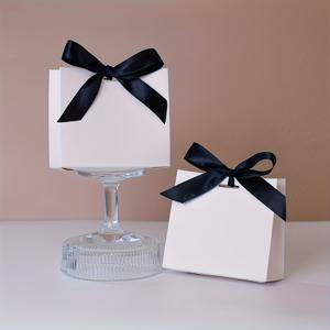 TEMU 50개 DIY 미니 선물 가방 세트 - 빈 웨딩 선물 상자 - 리본 포함 생일 파티 포장 - 종이 - 웨딩 선물 상자 - 장식 태슬 디테일 - 내구성 좋은 선물 상자 - 선물 상자 - 크리스마스