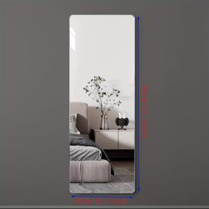 TEMU 고화질 스크래치 방지 둥근 모서리 아크릴 드레싱 거울 #벽걸이 HD 전신거울 #접착식 벽걸이 시험거울 #부드러운 거울 #침실 트렌디 거울 #아크릴 거울