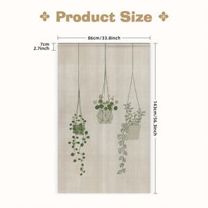 TEMU 문 입구용 2차원 평면 노렌 커튼 1개입. 실내외 환경 모두에 적합하며, 기발한 디자인과 로드 포켓 스타일이 특징입니다. 현관, 티룸, 복도 및 다양한 방에 이상적입니다.